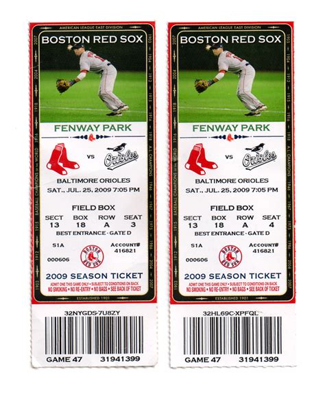 boston red sox season tickets prices